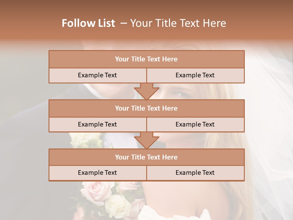 White Union Wife PowerPoint Template
