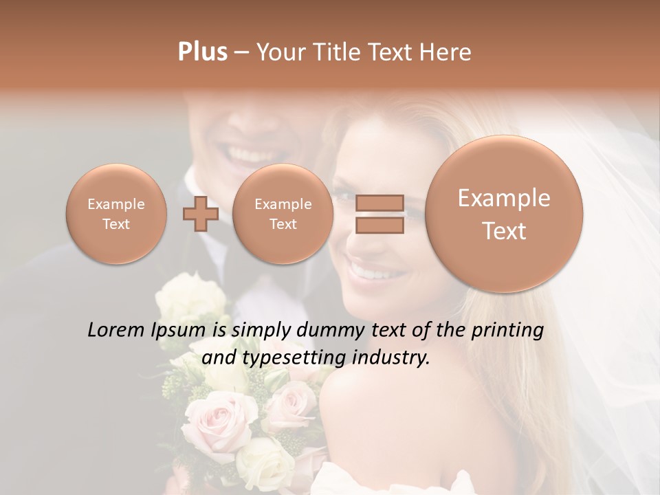 White Union Wife PowerPoint Template