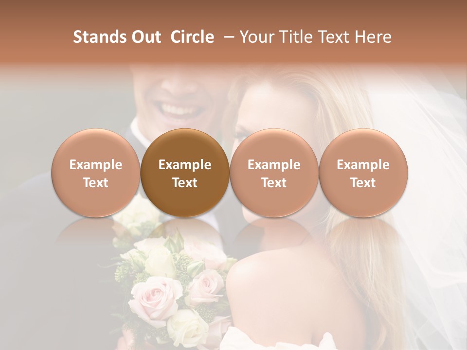 White Union Wife PowerPoint Template