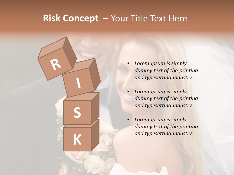 White Union Wife PowerPoint Template