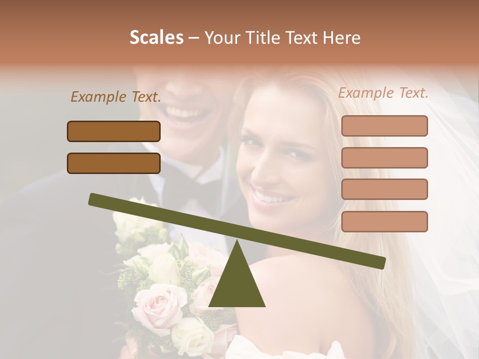 White Union Wife PowerPoint Template