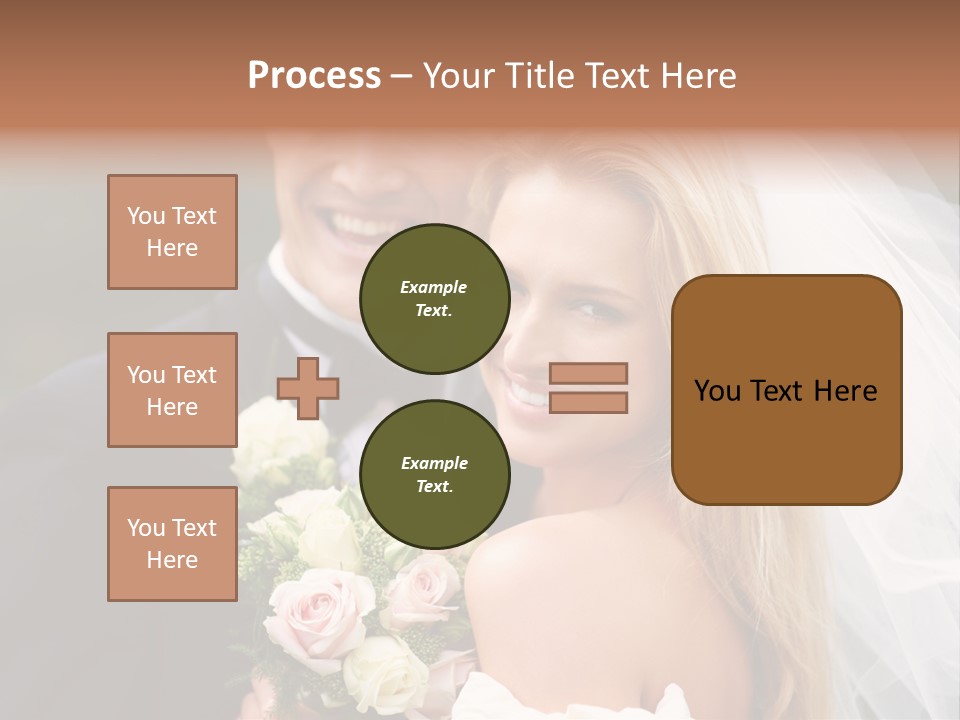 White Union Wife PowerPoint Template