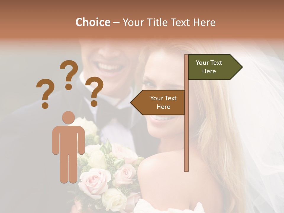 White Union Wife PowerPoint Template