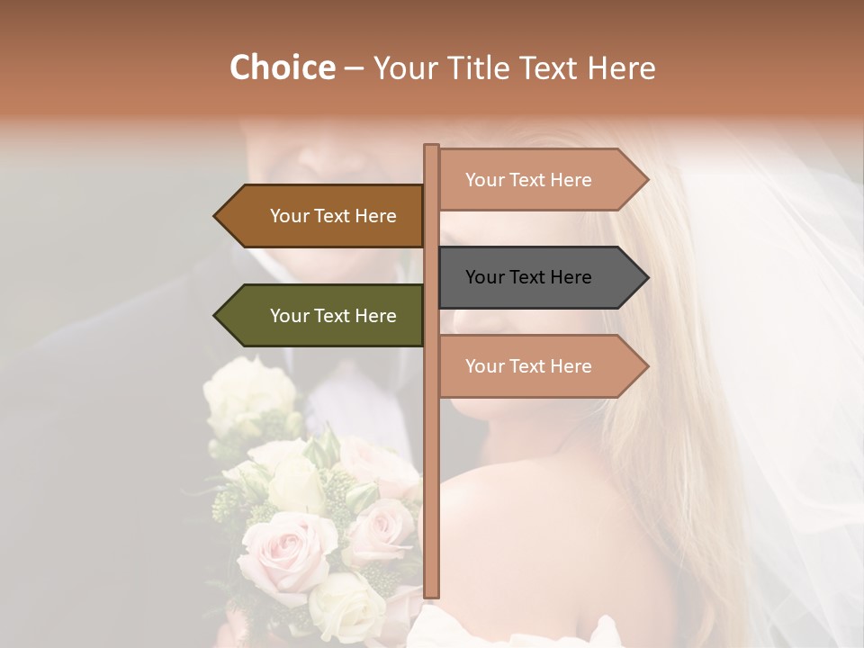 White Union Wife PowerPoint Template