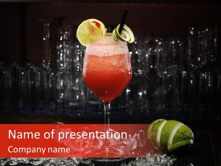 Therapist Delicious Tropical PowerPoint Template