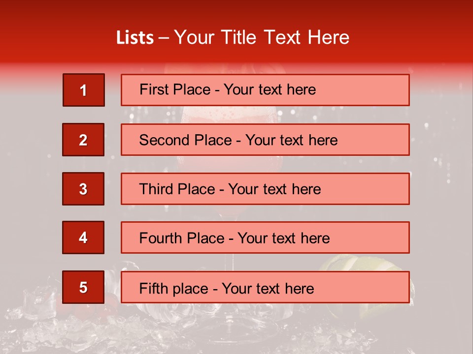 Therapist Delicious Tropical PowerPoint Template