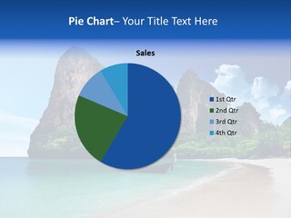 Tourism Sand Rock PowerPoint Template