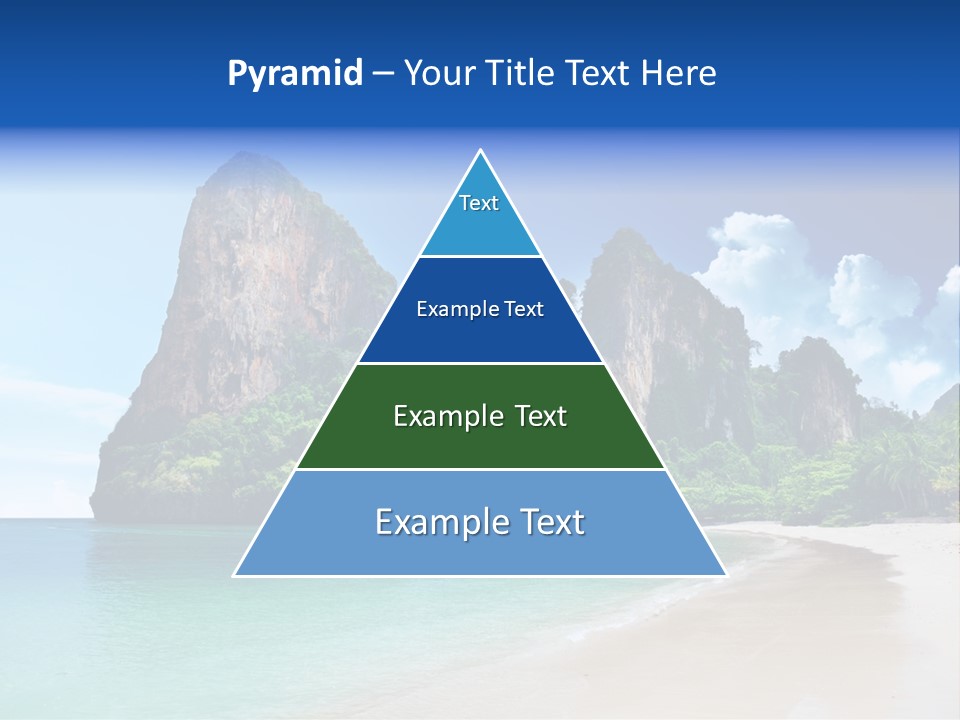Tourism Sand Rock PowerPoint Template