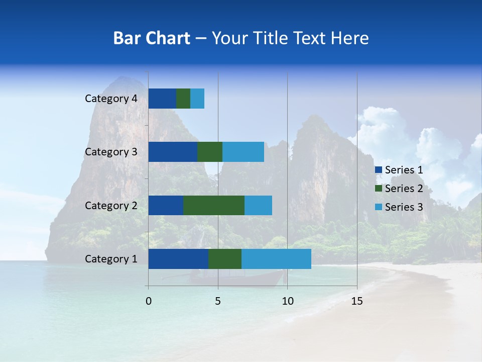 Tourism Sand Rock PowerPoint Template