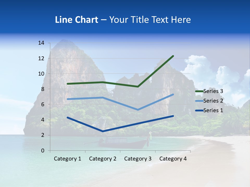 Tourism Sand Rock PowerPoint Template