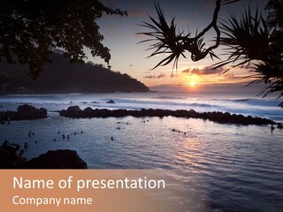 Joseph Diving Basin PowerPoint Template