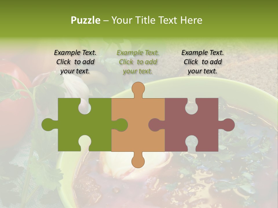 Bread Soup Dinner PowerPoint Template