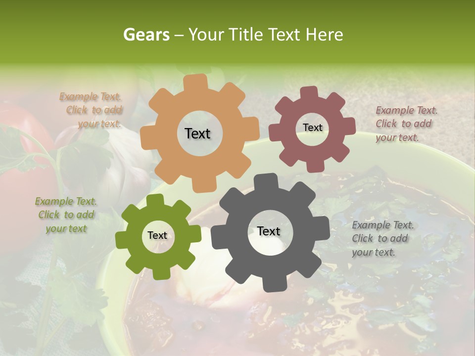 Bread Soup Dinner PowerPoint Template