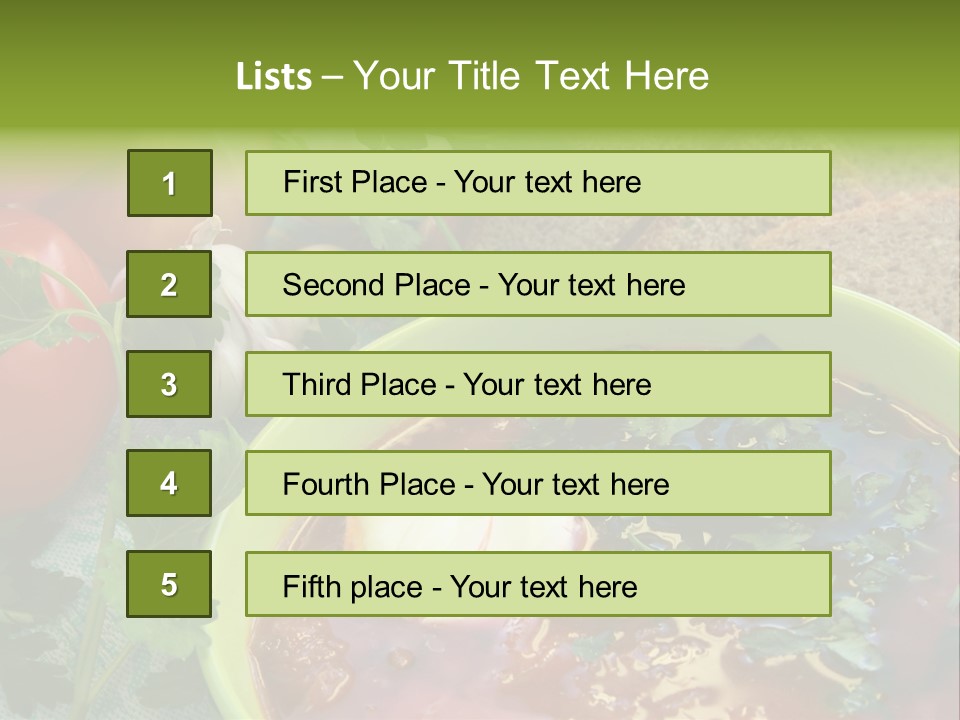 Bread Soup Dinner PowerPoint Template