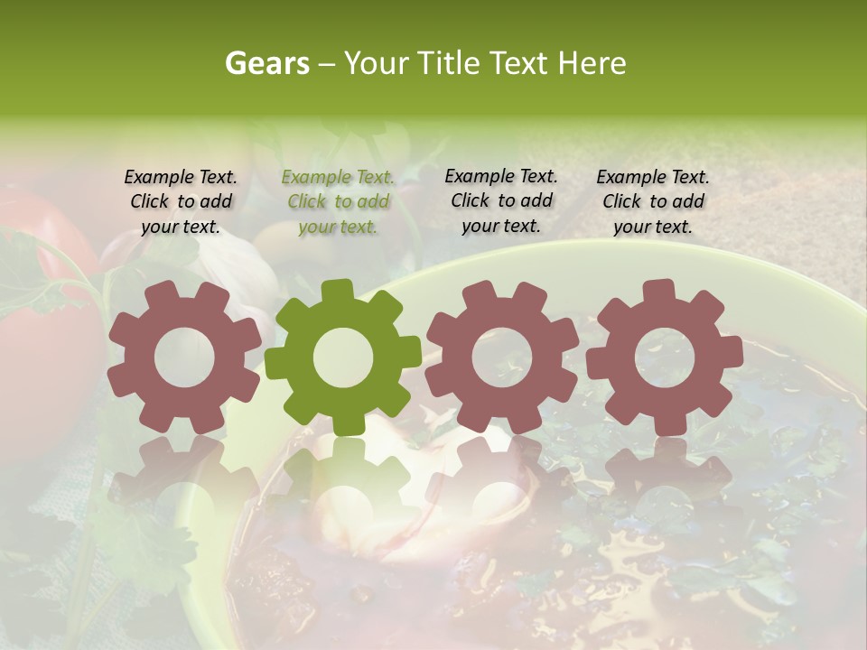 Bread Soup Dinner PowerPoint Template