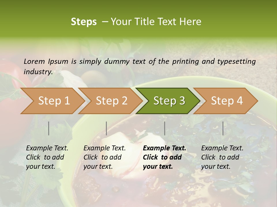 Bread Soup Dinner PowerPoint Template