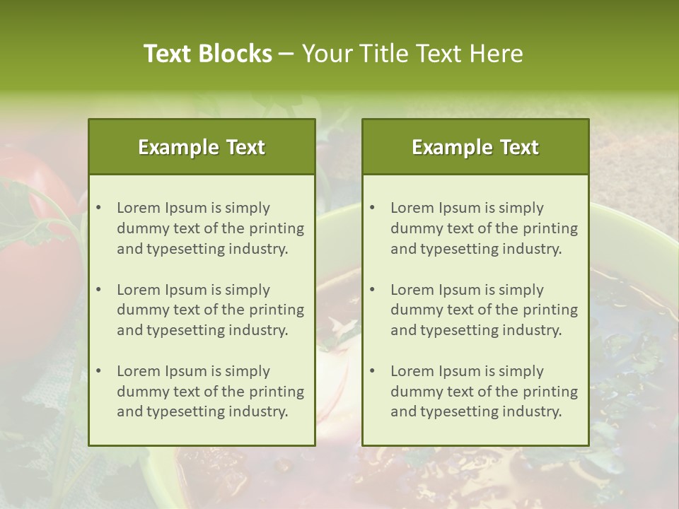 Bread Soup Dinner PowerPoint Template