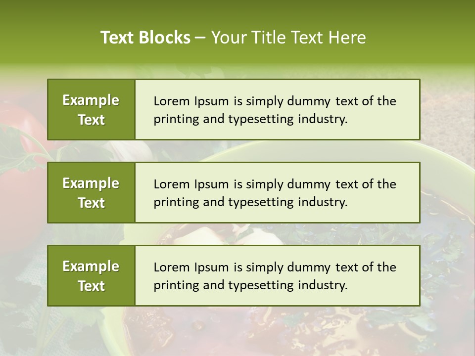 Bread Soup Dinner PowerPoint Template