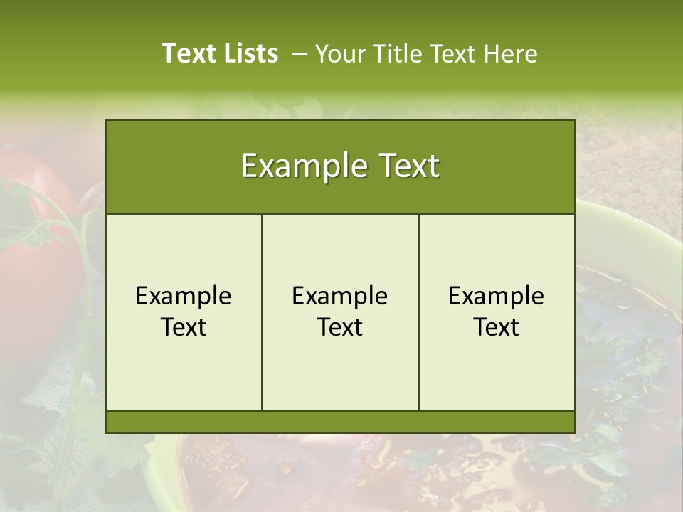Bread Soup Dinner PowerPoint Template
