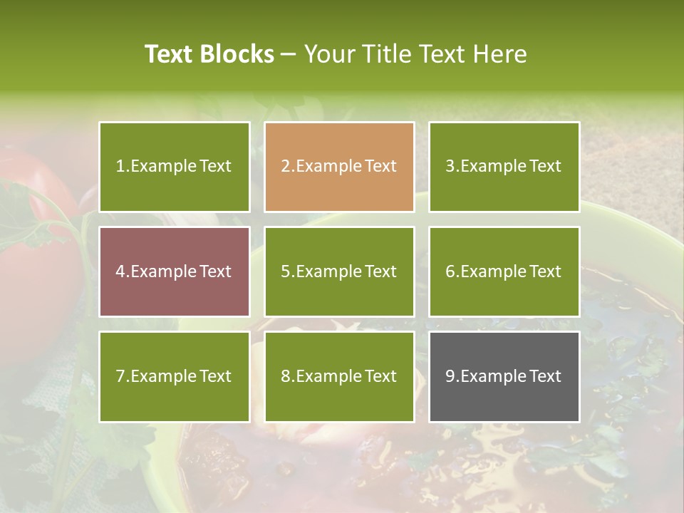 Bread Soup Dinner PowerPoint Template