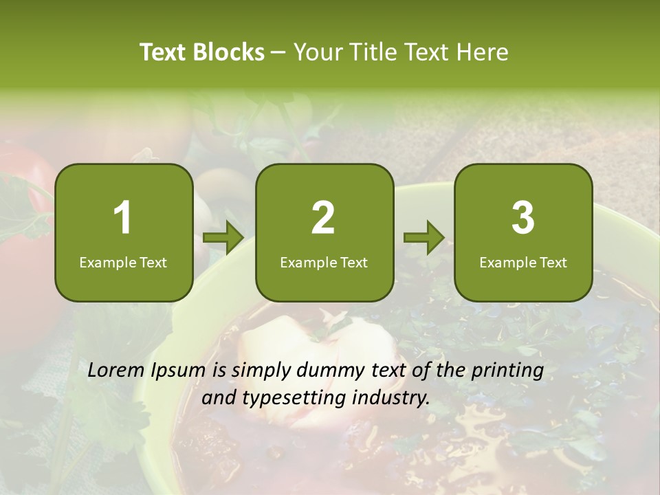 Bread Soup Dinner PowerPoint Template