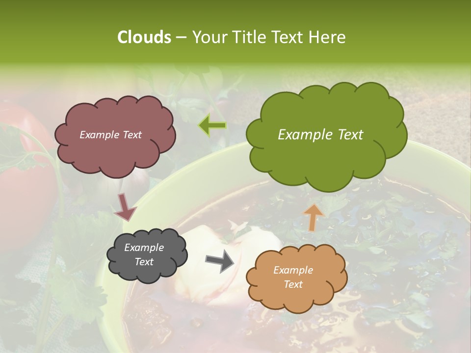 Bread Soup Dinner PowerPoint Template