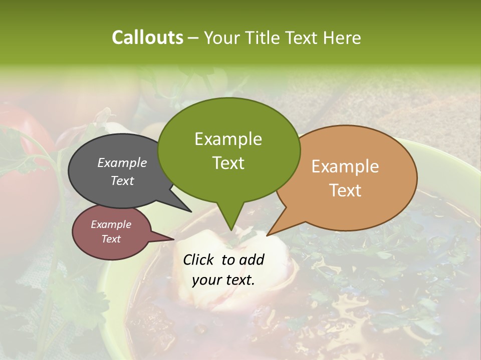 Bread Soup Dinner PowerPoint Template