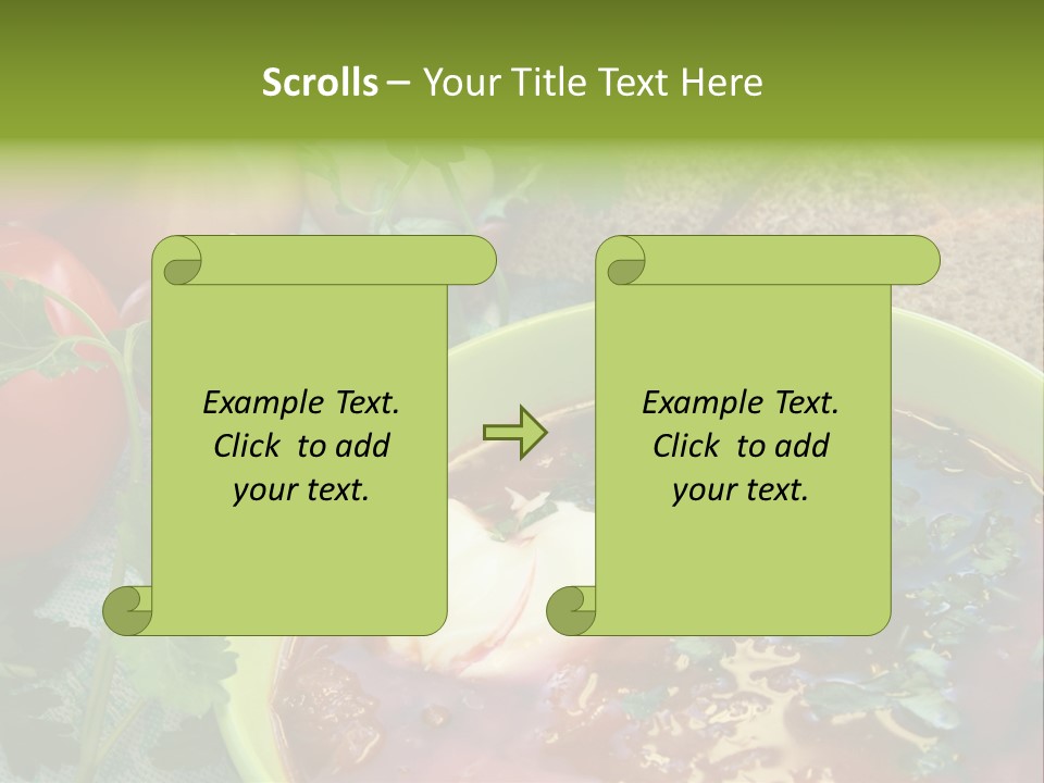 Bread Soup Dinner PowerPoint Template