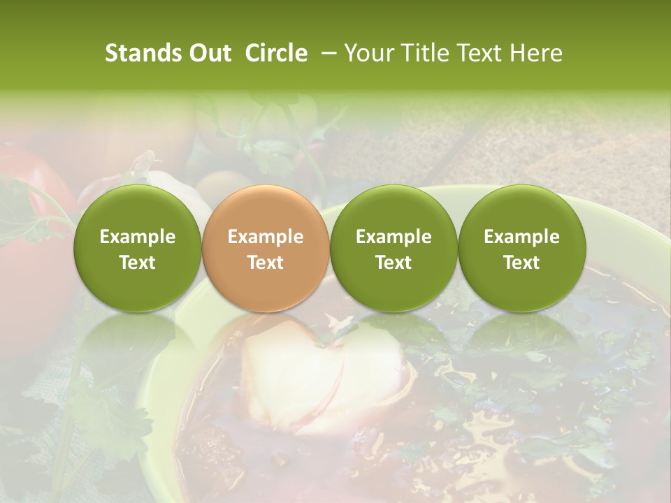 Bread Soup Dinner PowerPoint Template