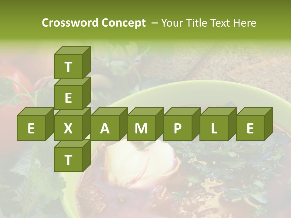 Bread Soup Dinner PowerPoint Template