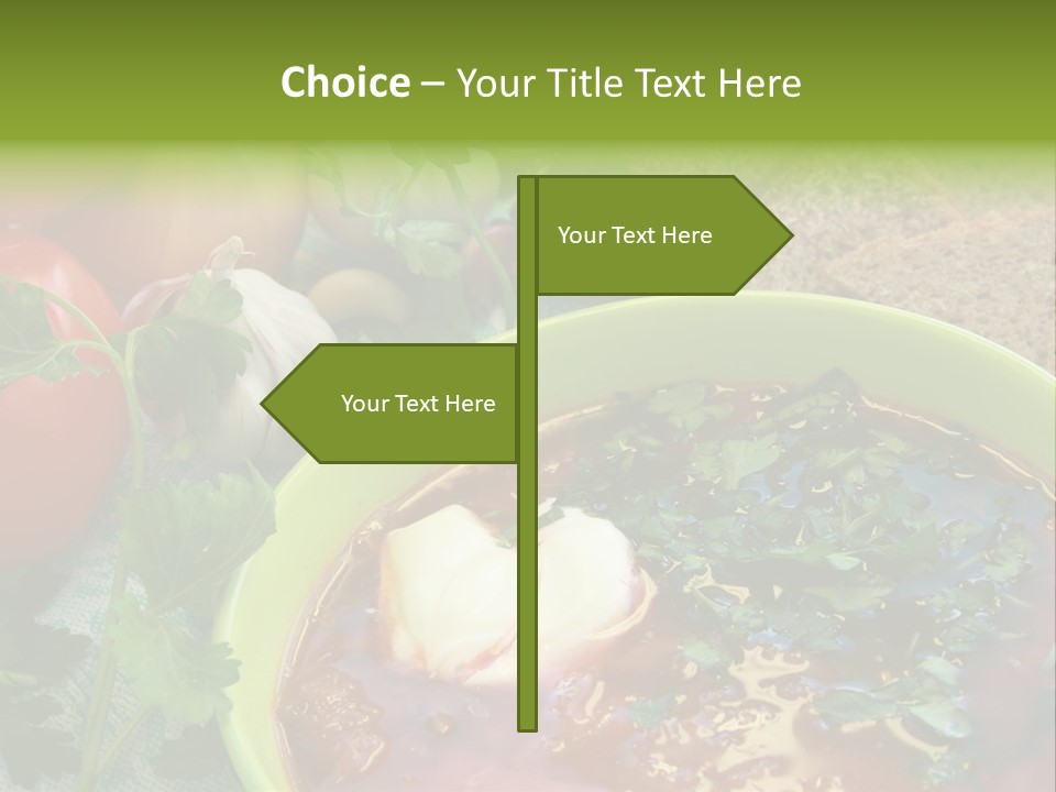 Bread Soup Dinner PowerPoint Template