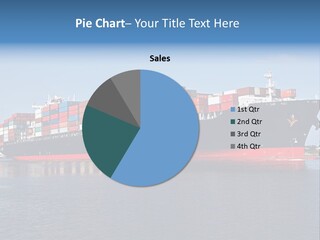 Export Ocean Ship PowerPoint Template