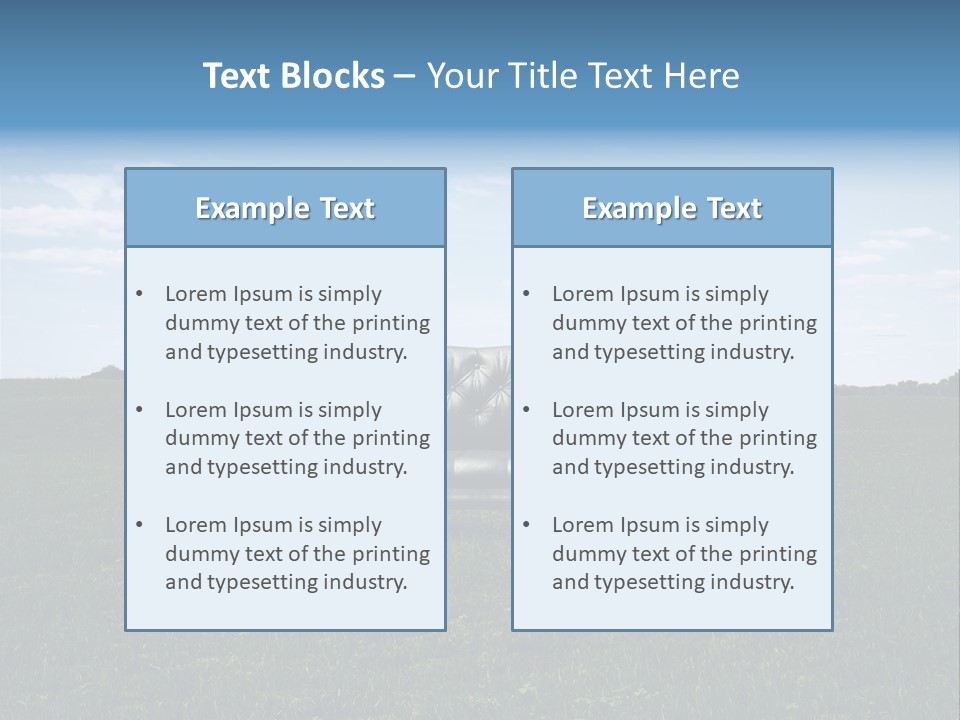 Outdoor Countryside Natural PowerPoint Template