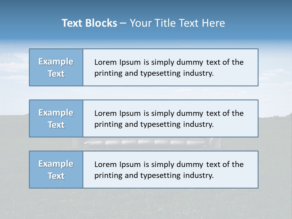 Outdoor Countryside Natural PowerPoint Template