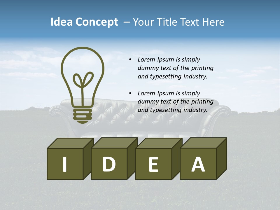 Outdoor Countryside Natural PowerPoint Template