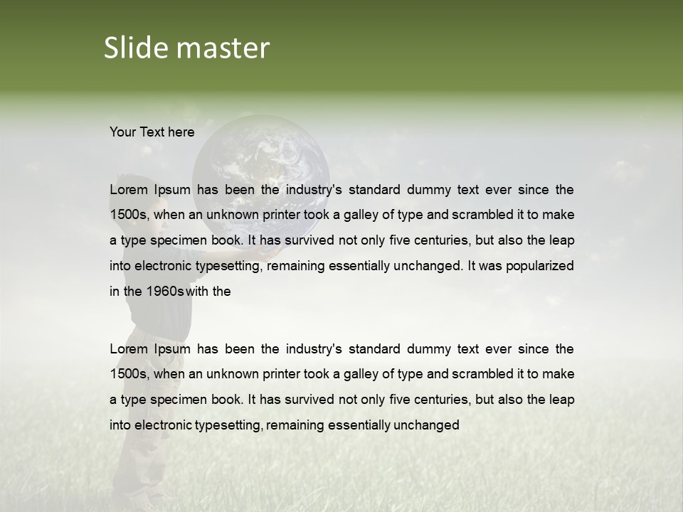 Meadow Sun Keep PowerPoint Template