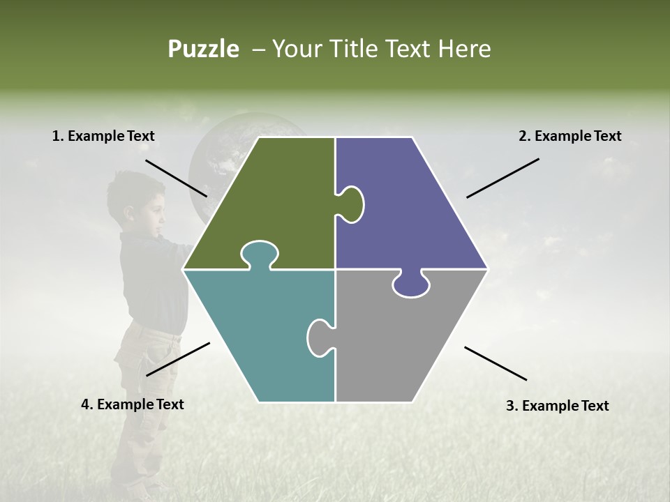 Meadow Sun Keep PowerPoint Template