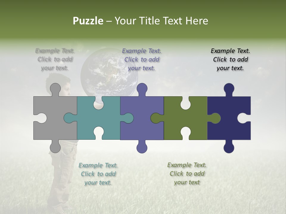 Meadow Sun Keep PowerPoint Template