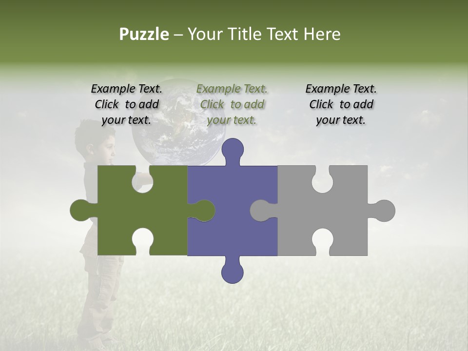 Meadow Sun Keep PowerPoint Template