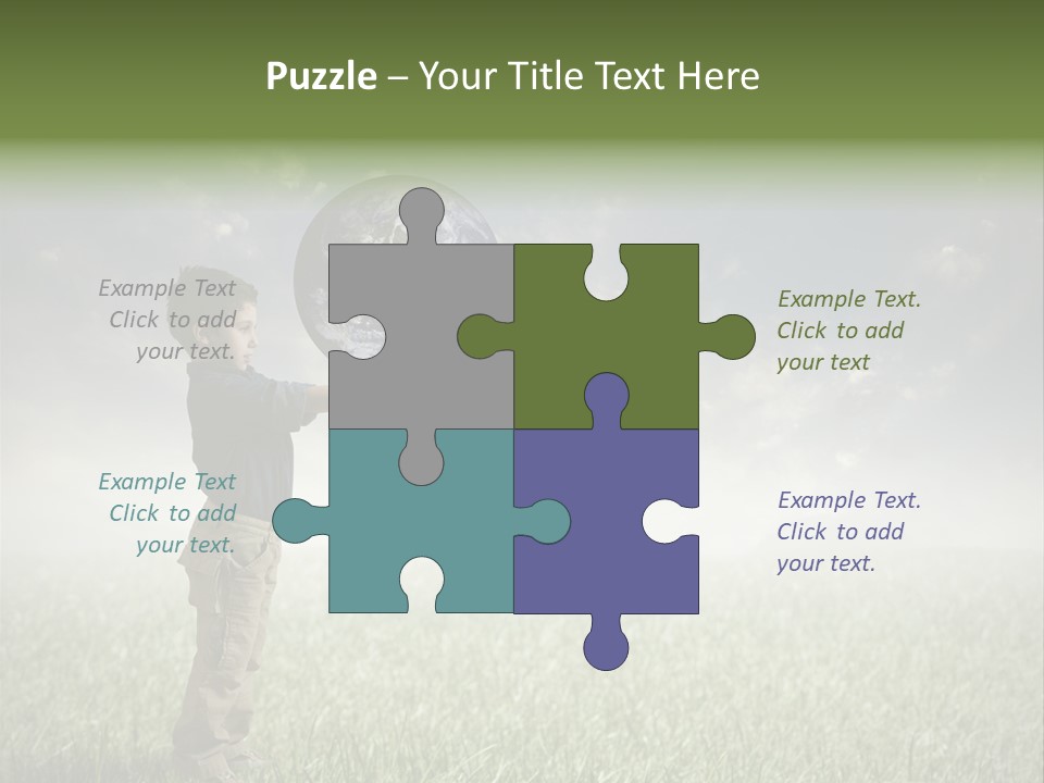 Meadow Sun Keep PowerPoint Template