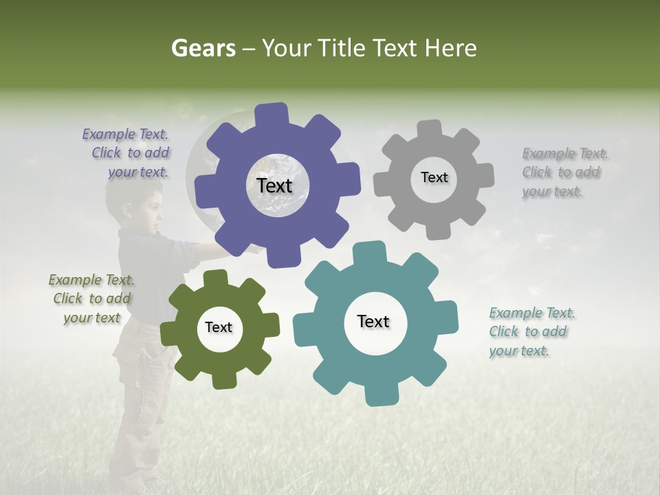 Meadow Sun Keep PowerPoint Template