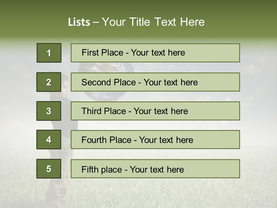 Meadow Sun Keep PowerPoint Template
