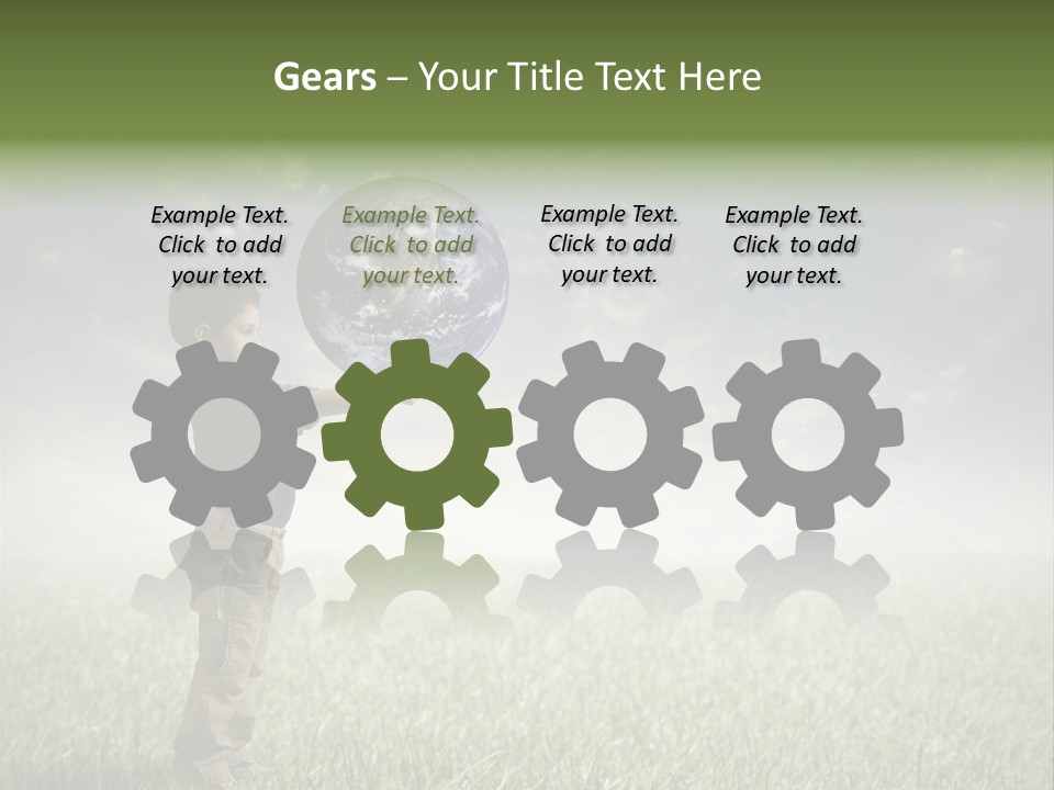 Meadow Sun Keep PowerPoint Template