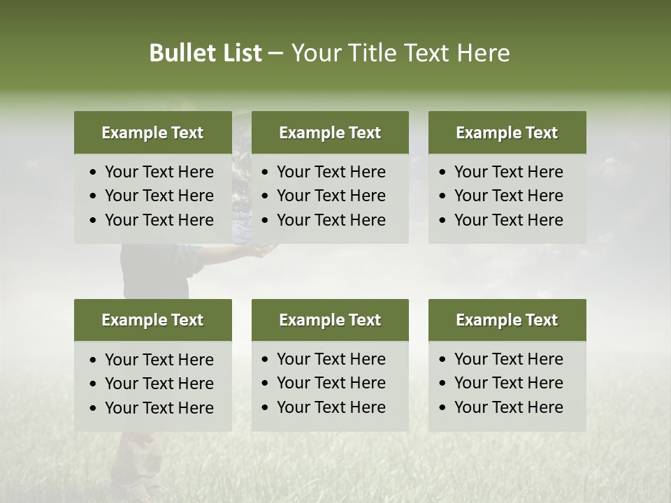 Meadow Sun Keep PowerPoint Template