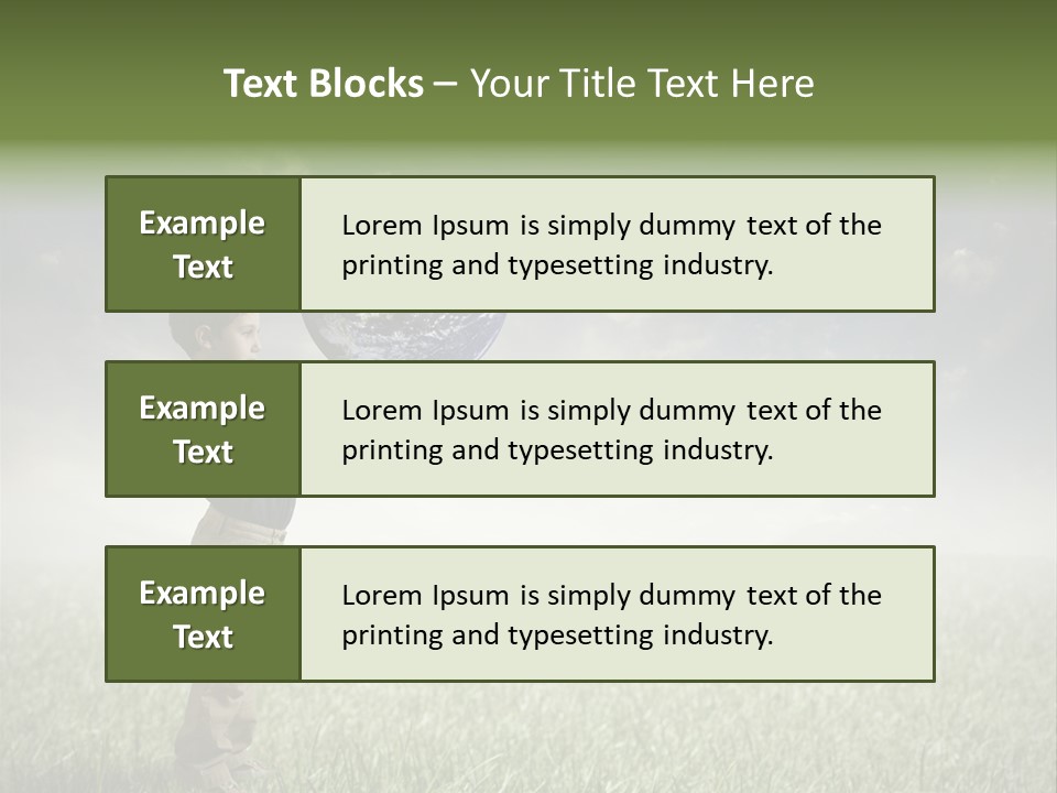 Meadow Sun Keep PowerPoint Template