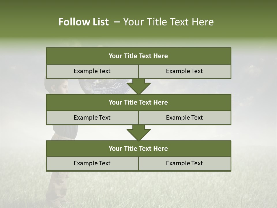 Meadow Sun Keep PowerPoint Template