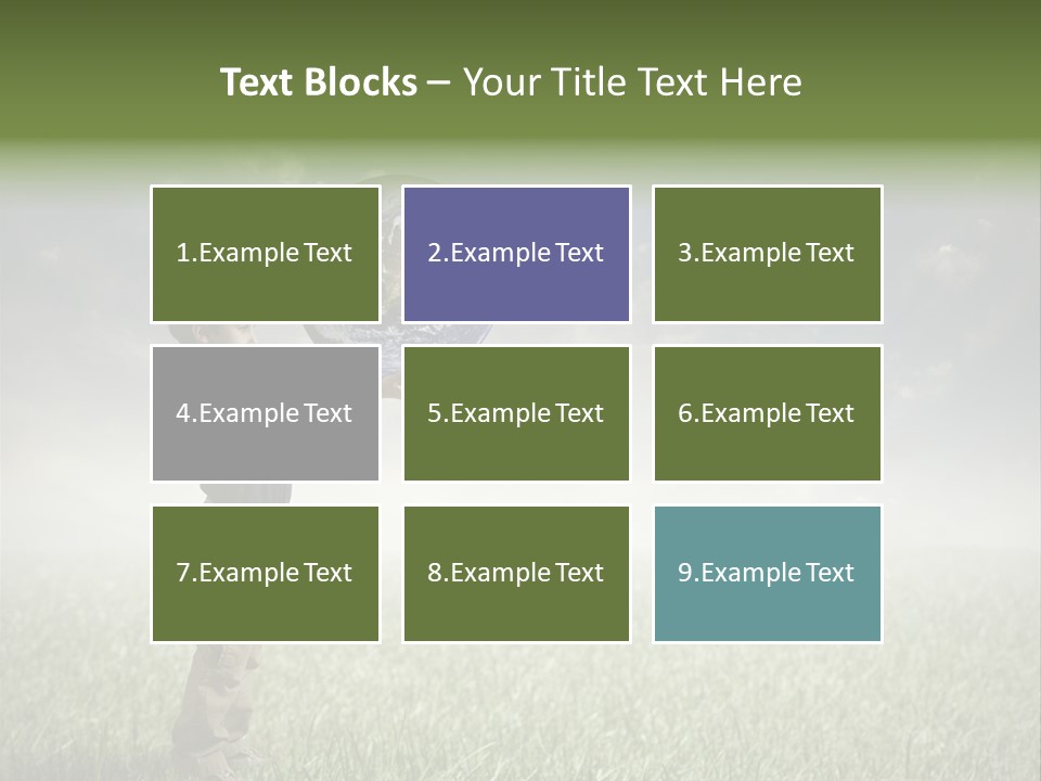 Meadow Sun Keep PowerPoint Template