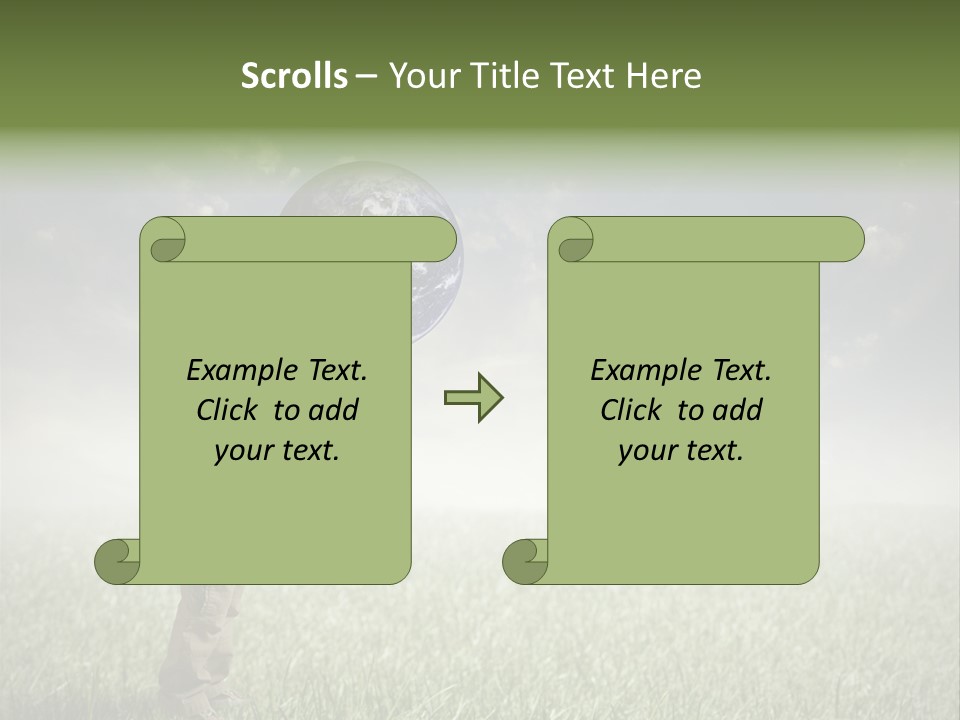 Meadow Sun Keep PowerPoint Template