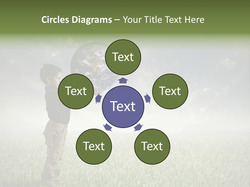 Meadow Sun Keep PowerPoint Template