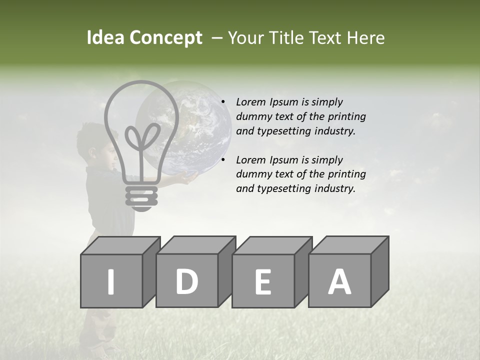 Meadow Sun Keep PowerPoint Template